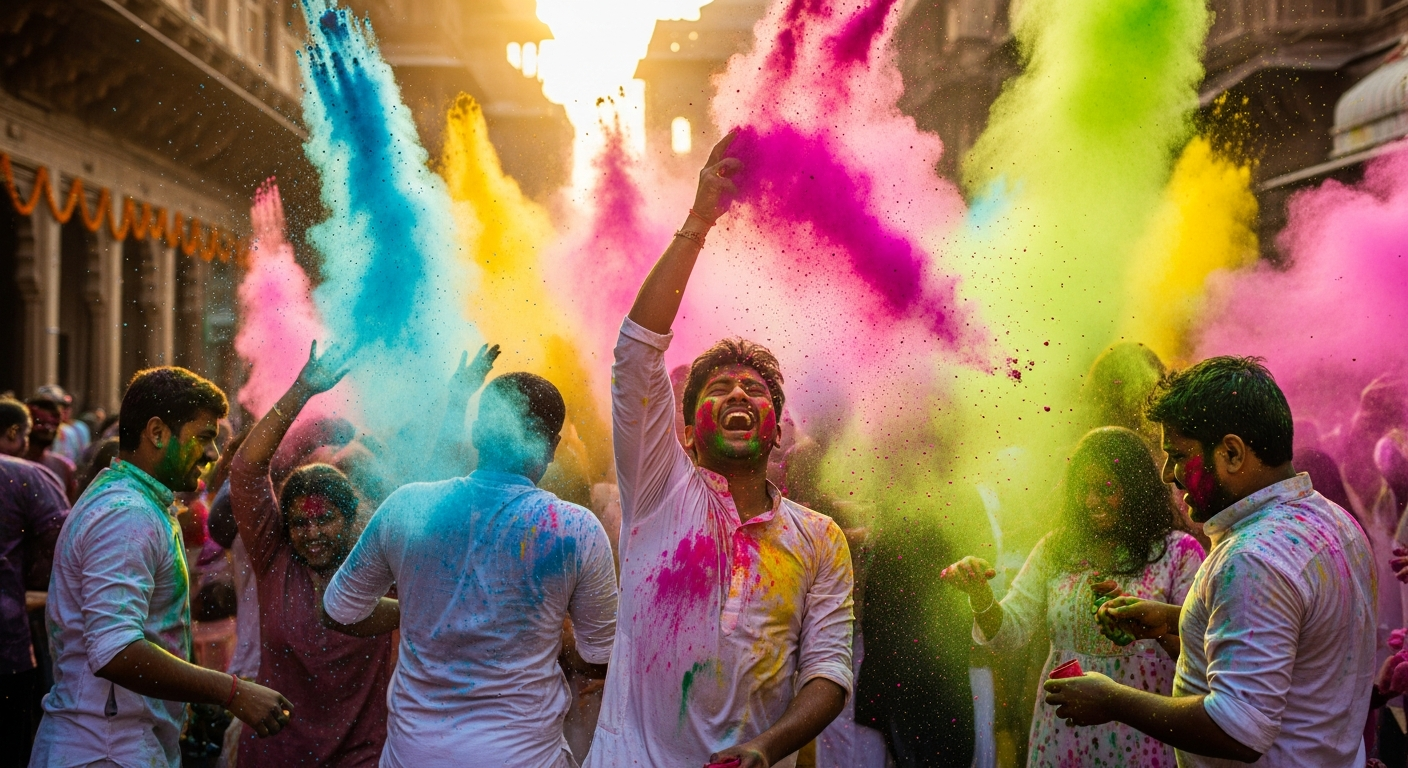 Holi AI Photo Prompts: Generate Stunning Images