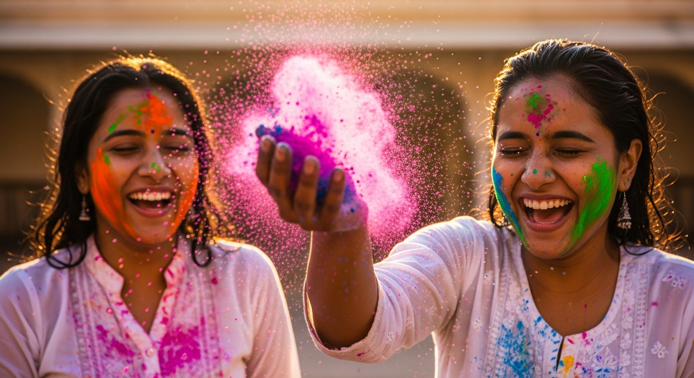 Holi Photo Ideas: 12 AI Prompts & Camera Tips