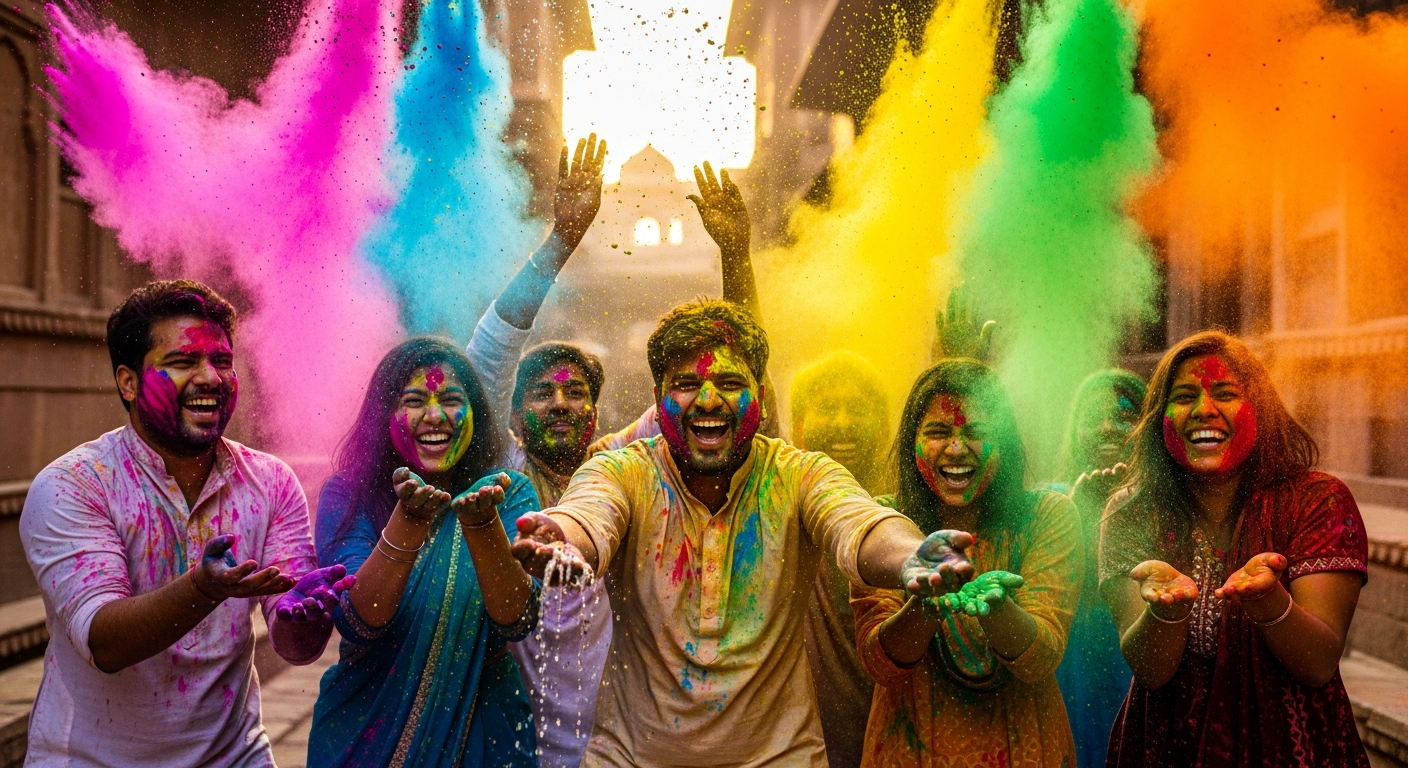 Holi AI Prompts: Create Stunning Viral Photos