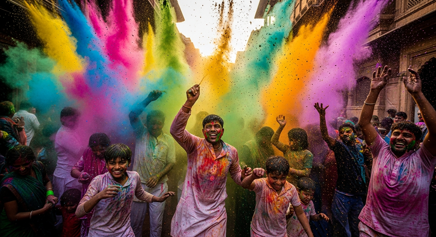Holi AI Prompts: Craft Stunning Festival Photos