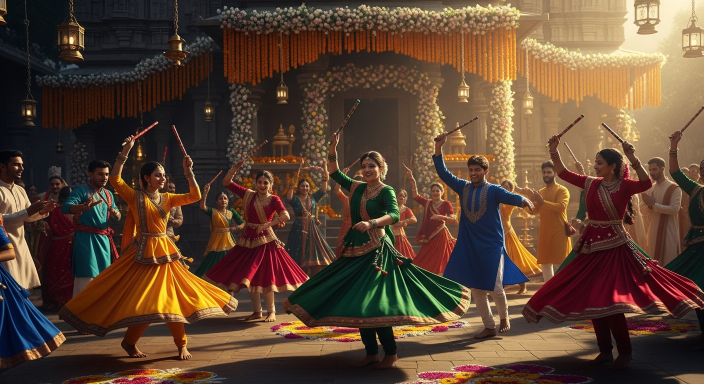 Vasant Navratri AI Art & Garba Prompts