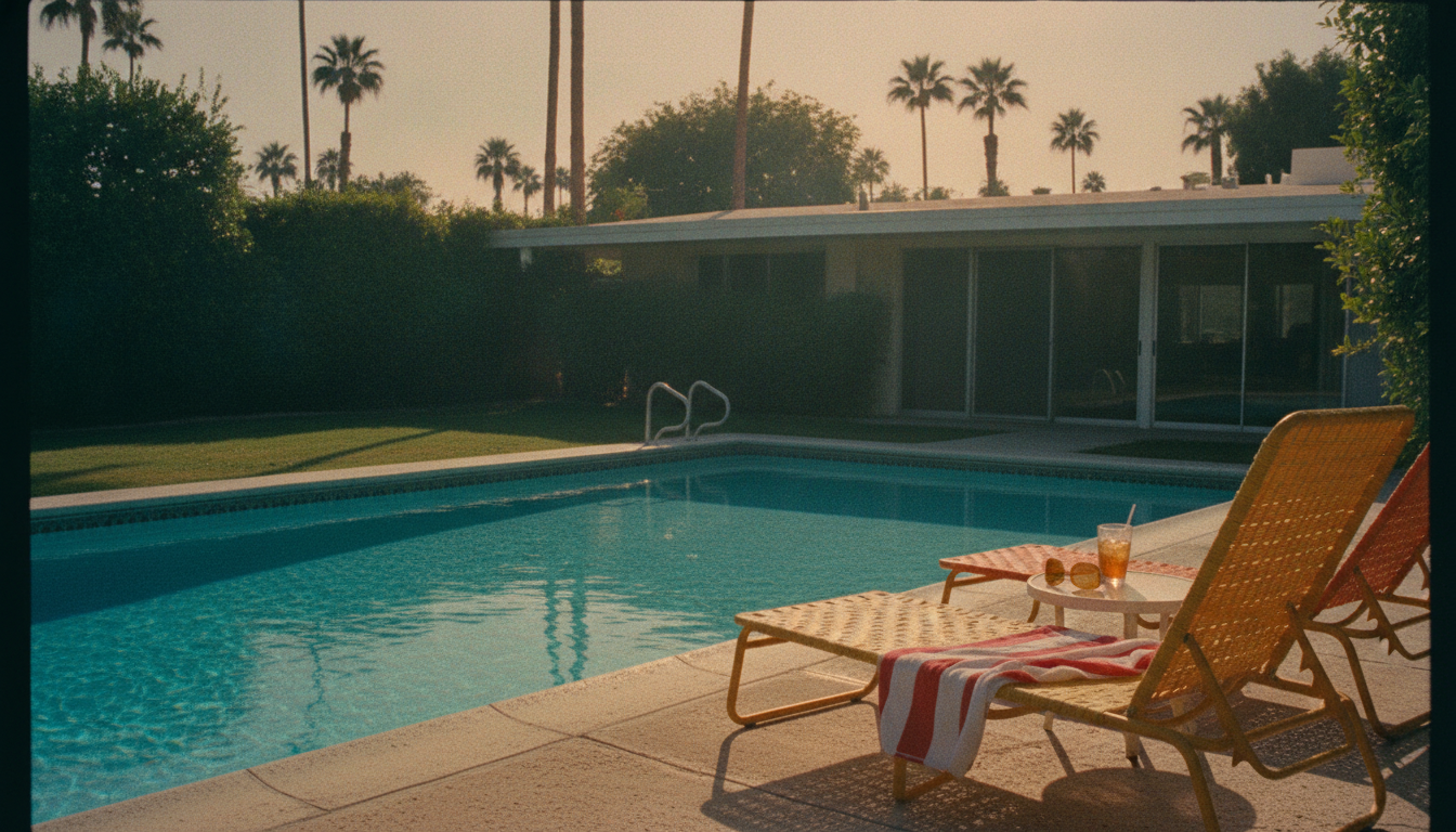 Retro 70s Poolside Americana Midjourney Prompts