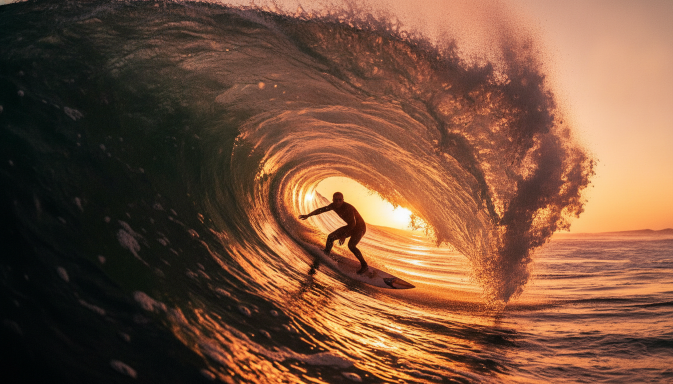 Google Veo Golden Hour Surf Prompts