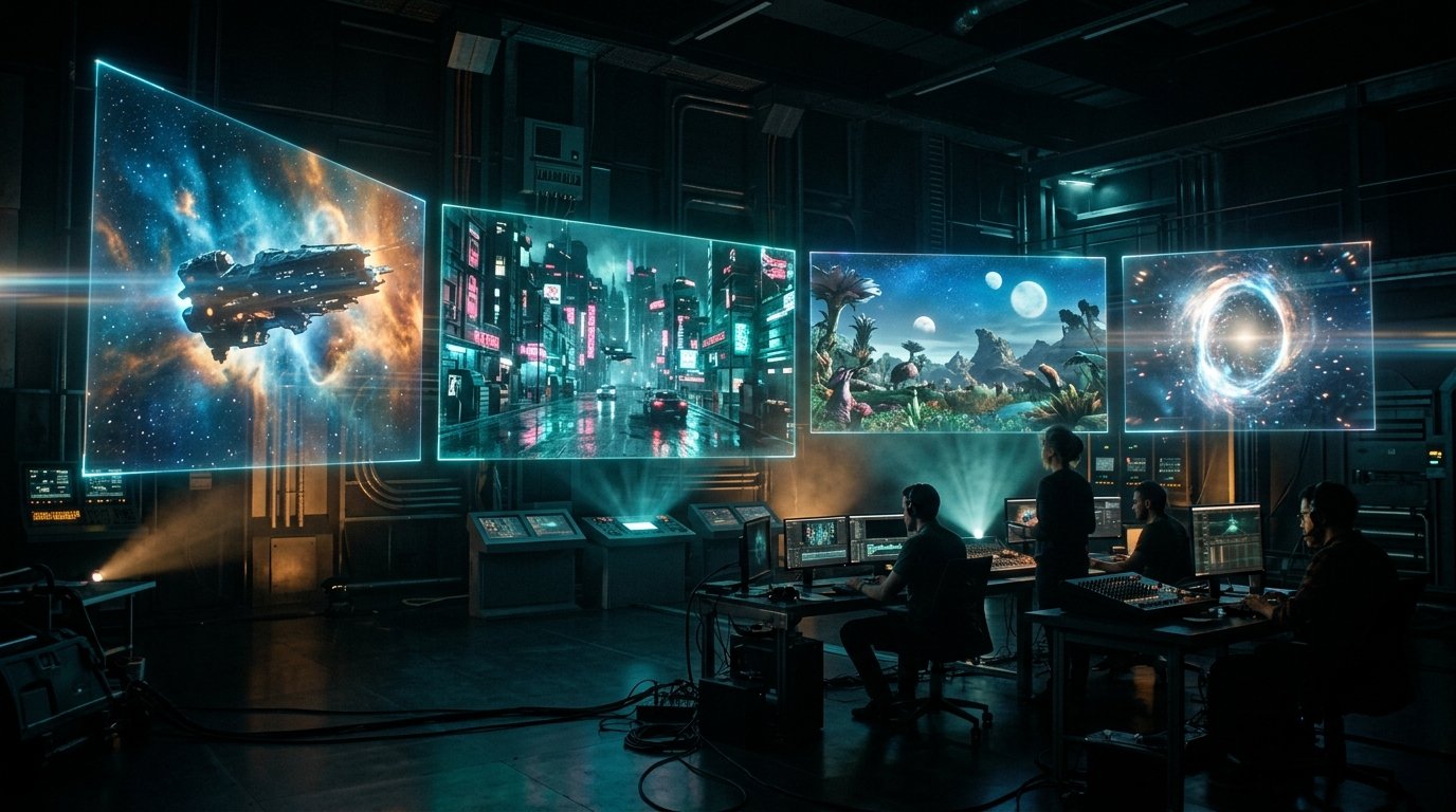 12 Google Veo Cinematic Sci-Fi Trailer Prompts